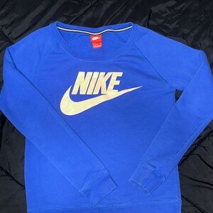 Nike Royal Blue Crewneck with White Logo